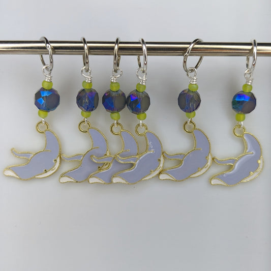 Fever of Stingrays Earrings & Stitch Markers