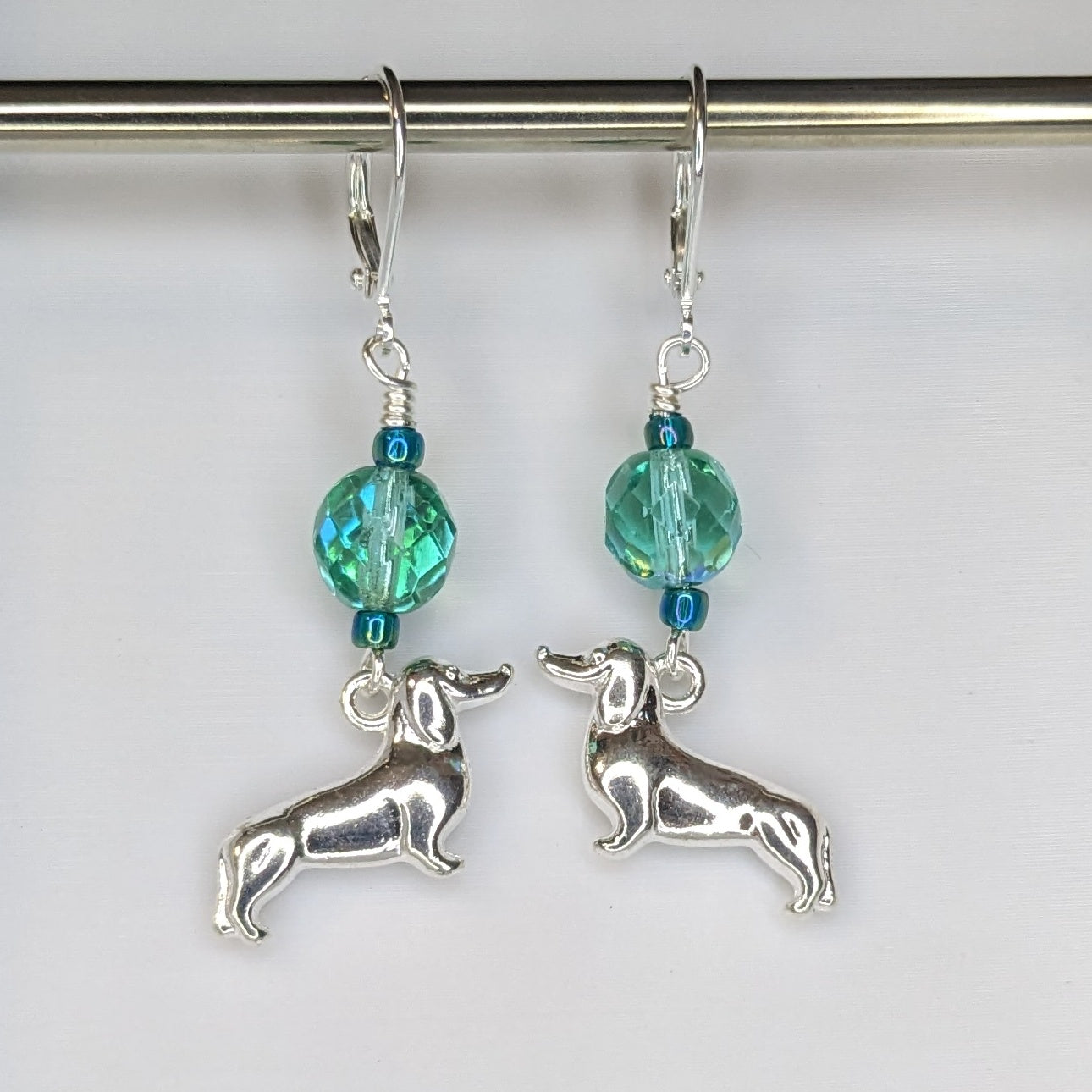 Dachshund Earrings & Stitch Markers