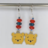 Yellow Bear Earrings & Stitch Markers