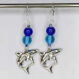 Fin-tastic Shark Earrings & Stitch Markers