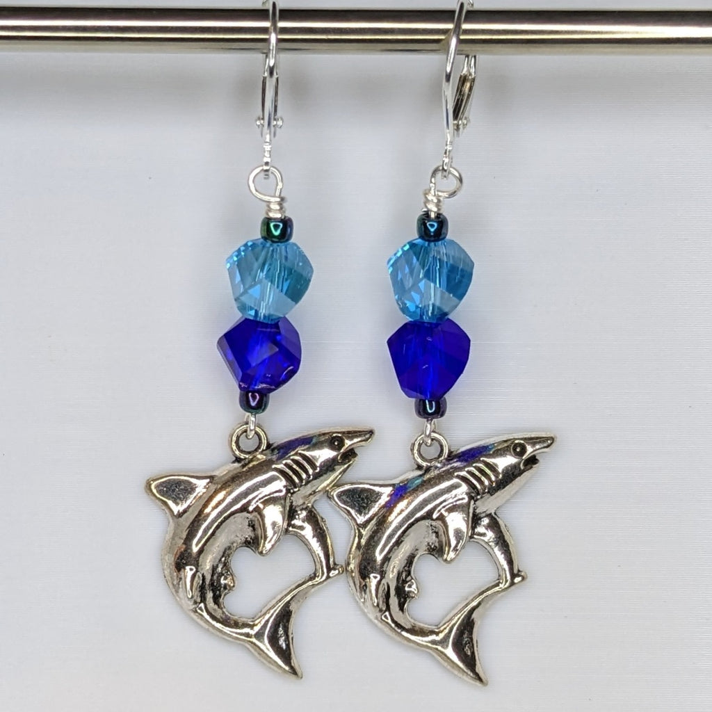 Fin-tastic Shark Earrings & Stitch Markers