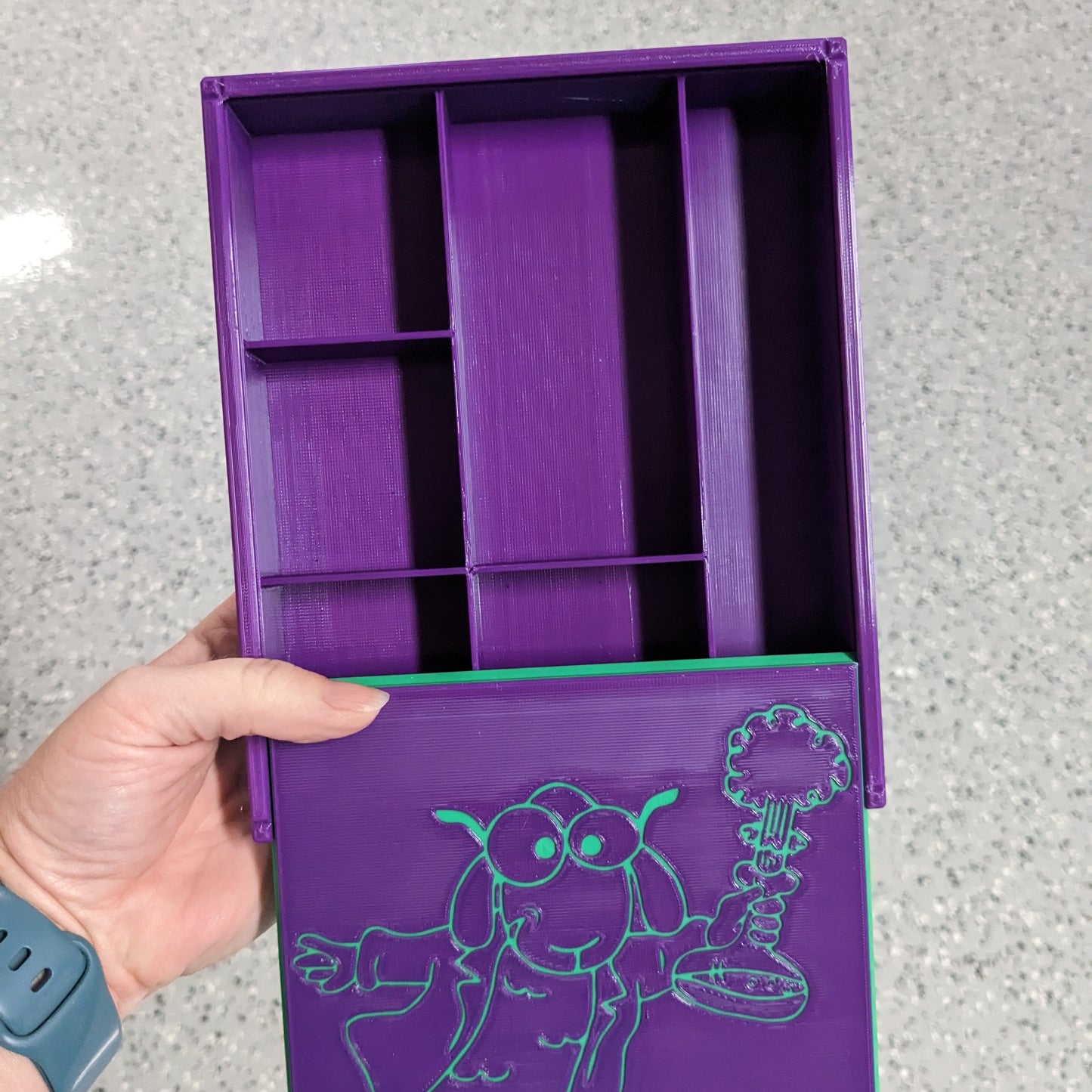 3D printed Notions Box--Sally the Science Sheep