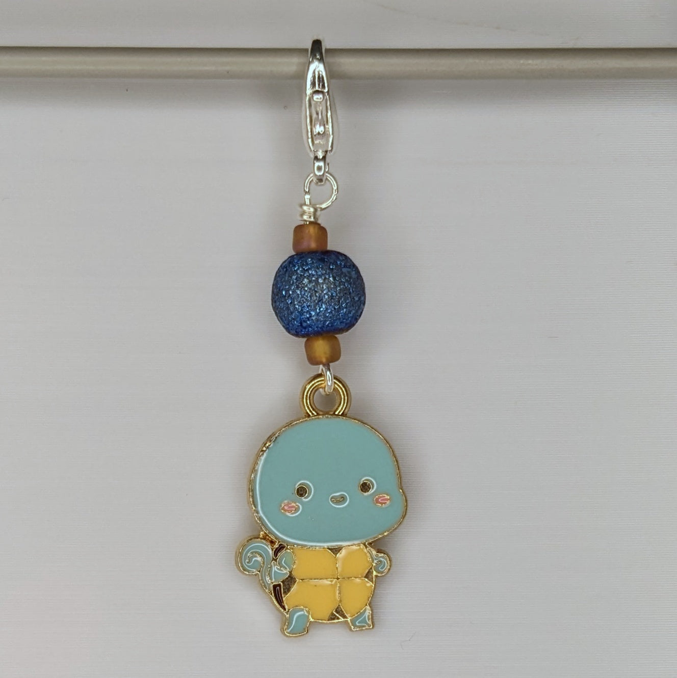 Enamel Pocket Monsters Stitch Markers & Earrings