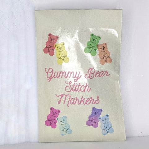 Hand Full of Gummy Bears Stitch Markers