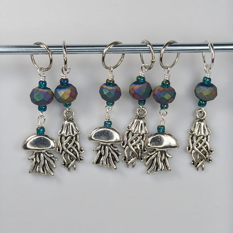 Jellyfish Stitch Markers & Earrings
