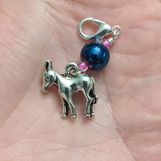 The donkies got out again! Stitch Markers & Earrings