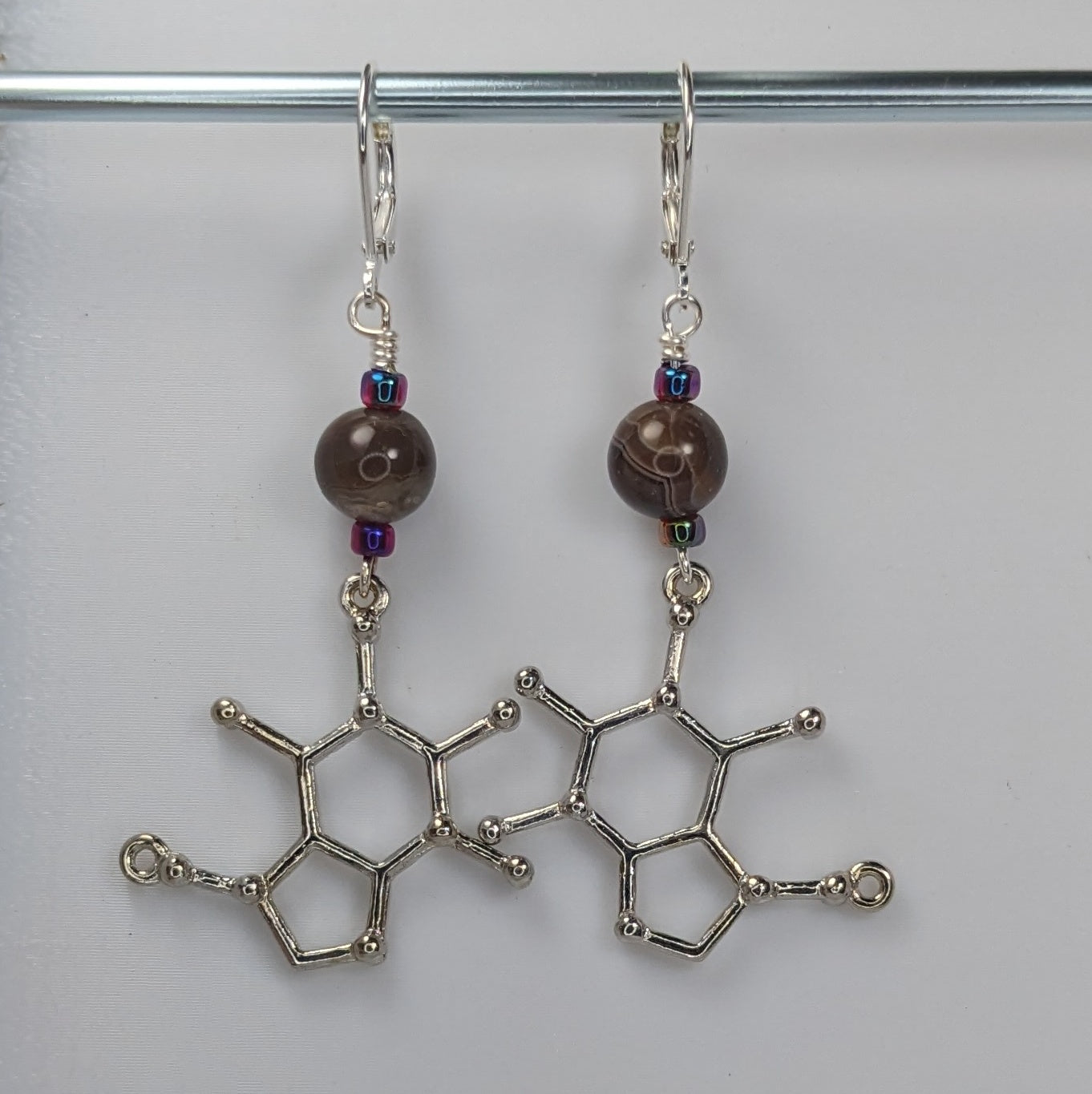 Caffeine Earrings & Stitch Markers