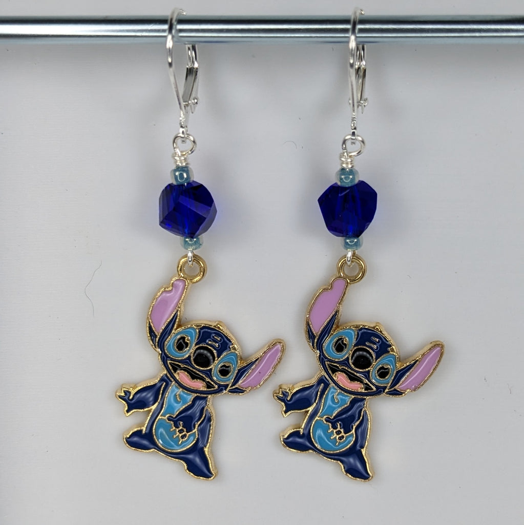 Experiment  626 Earrings & Stitch Markers
