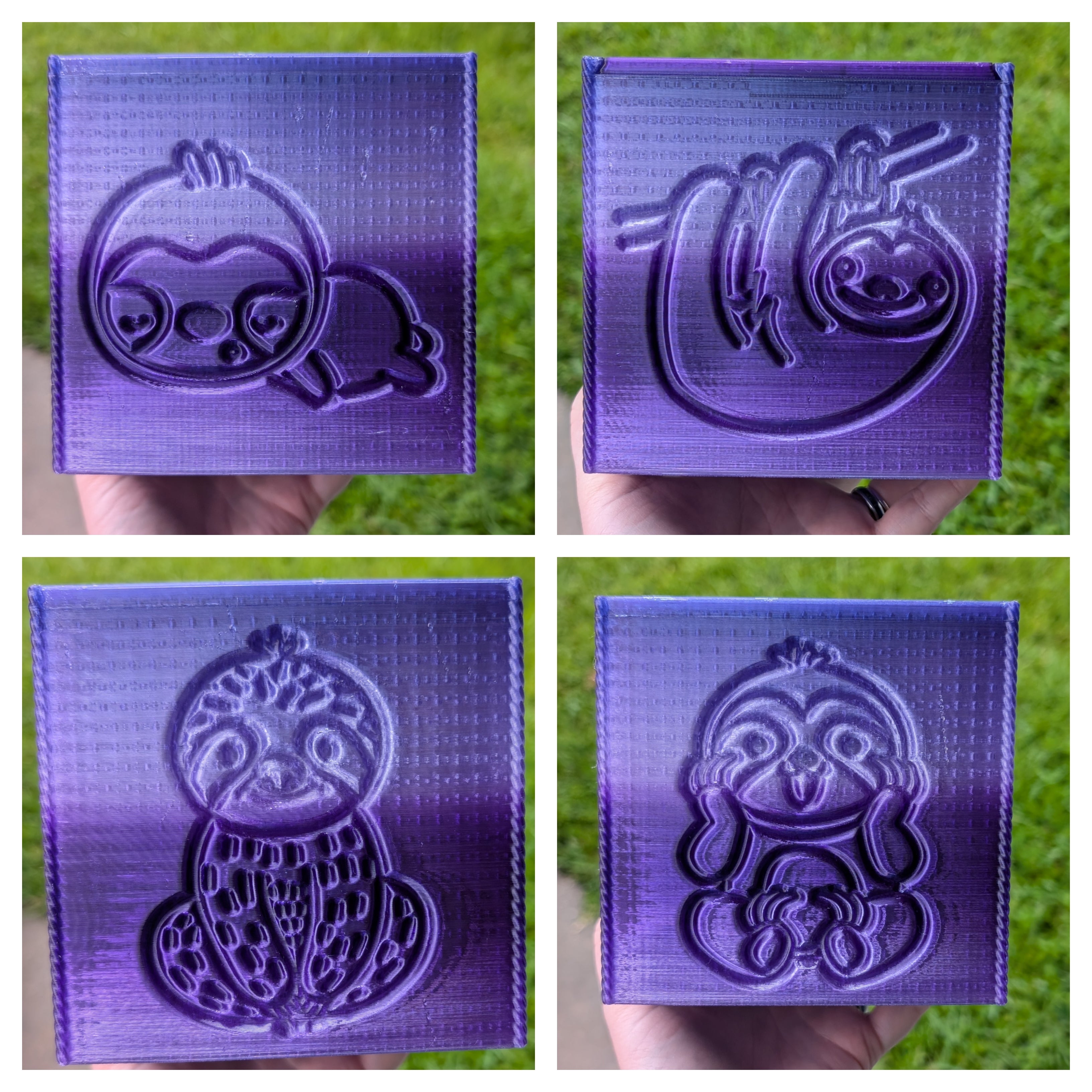 3D printed Yarn Box--Sloths – String Theory Colorworks