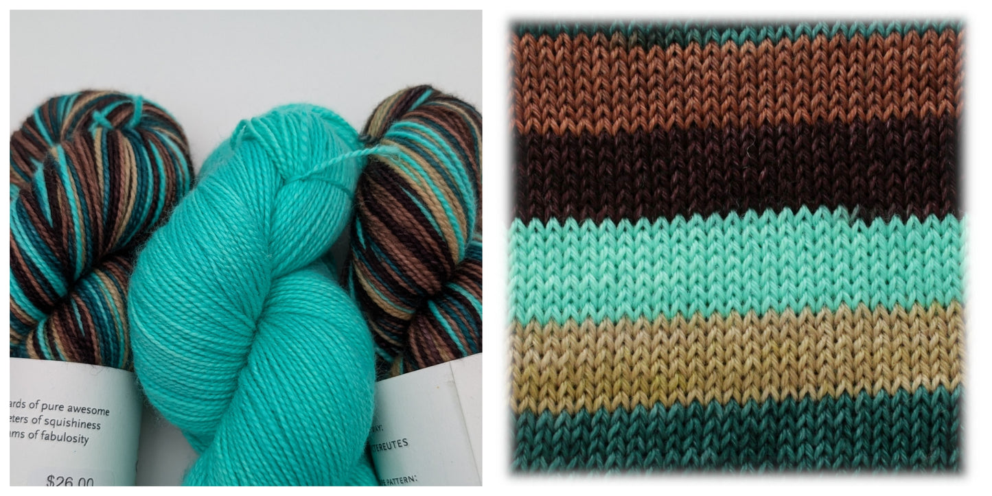 Foxy Sweater Scarf Kits (Yarn Only)