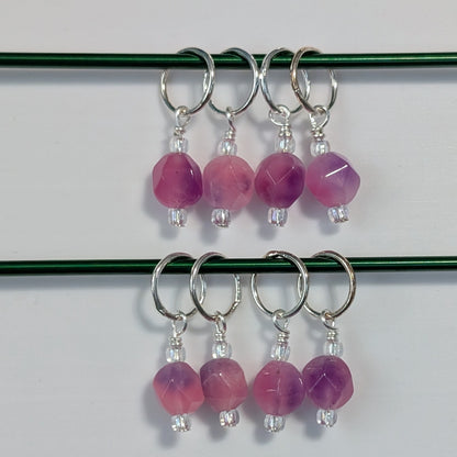 Simple Bead Stitch Markers: Rings