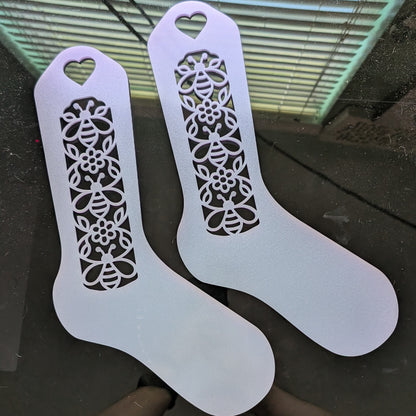 Bees! Acrylic Laser Cut Sock Blockers