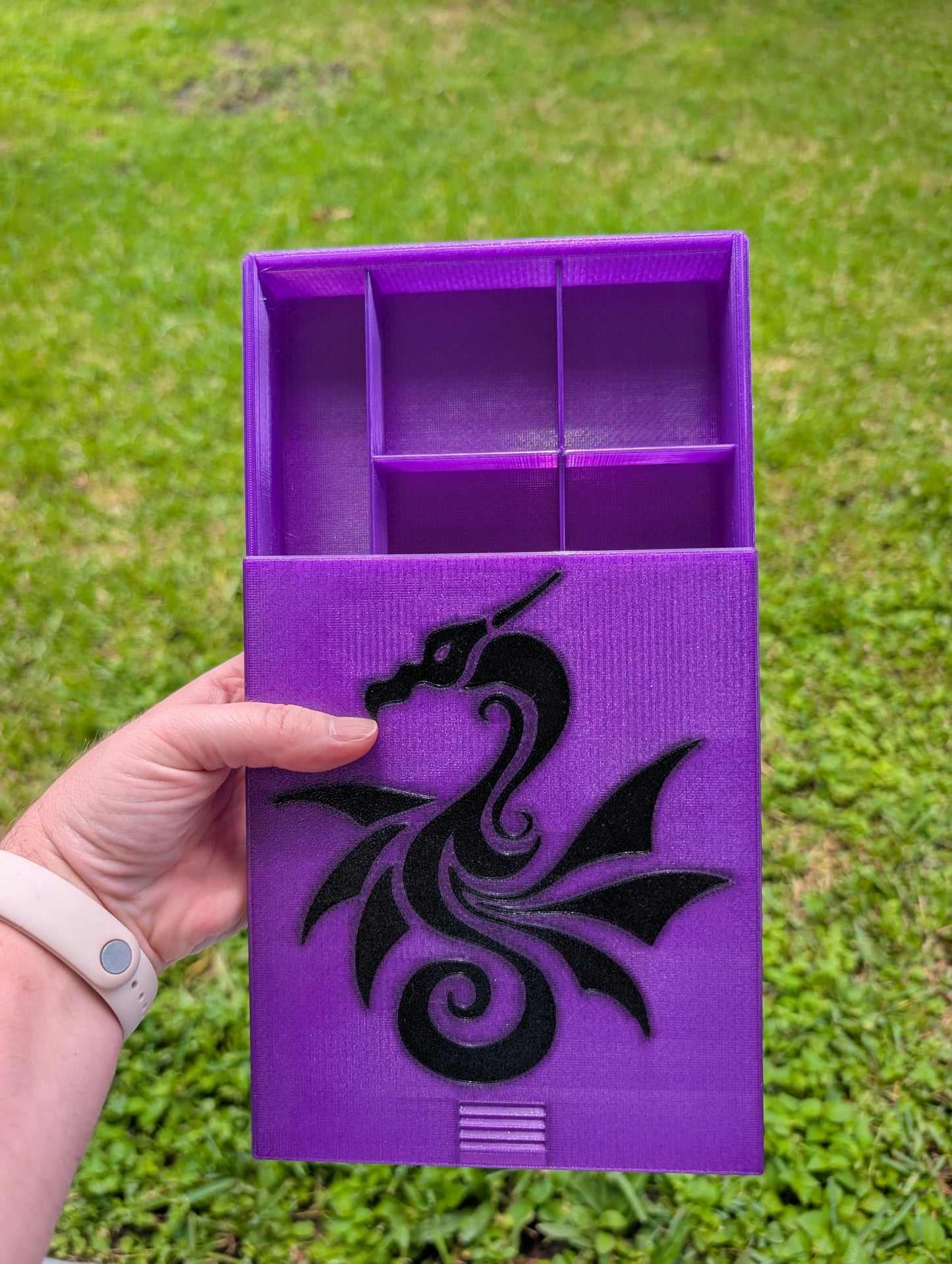 3D printed Notions Box--Dragon