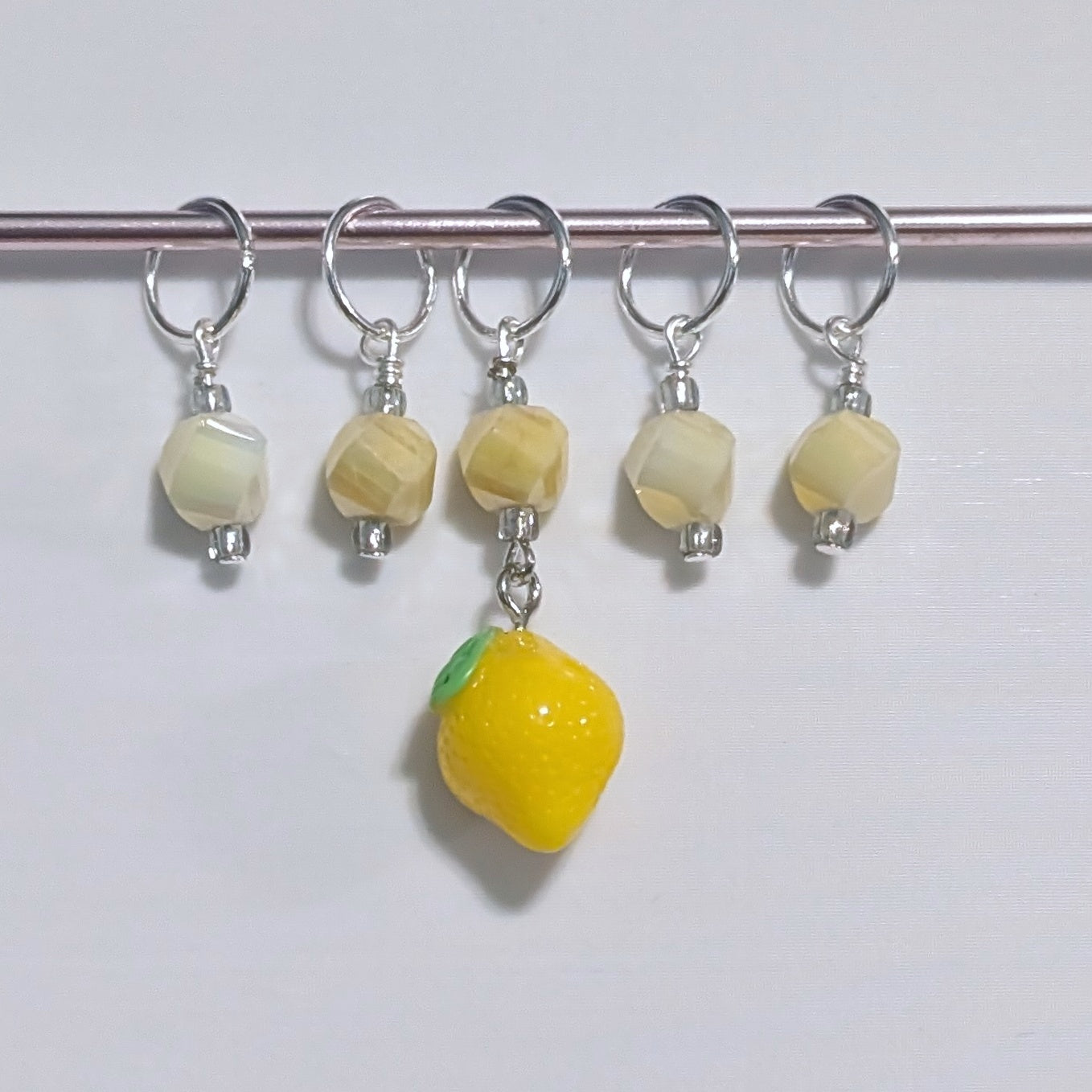 3d Resin Fruit Stitch Markers & Earrings