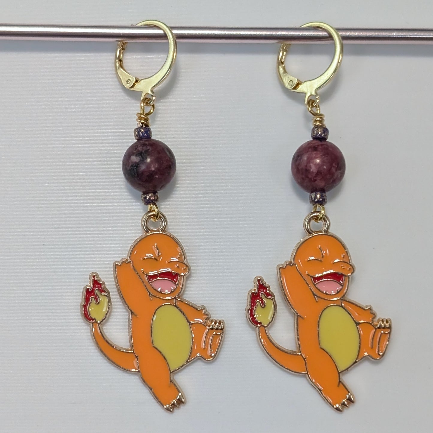 Pocket Monster Stitch Markers & Earrings