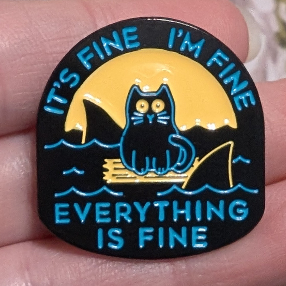This is Fine Enamel Pin