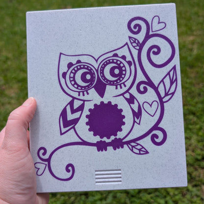 3D printed Notions Box--Owl