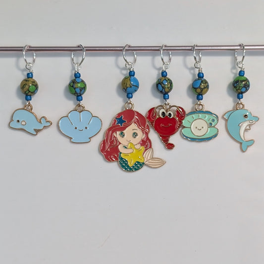 Better Down Where it's Wetter Stitch Markers & Earrings