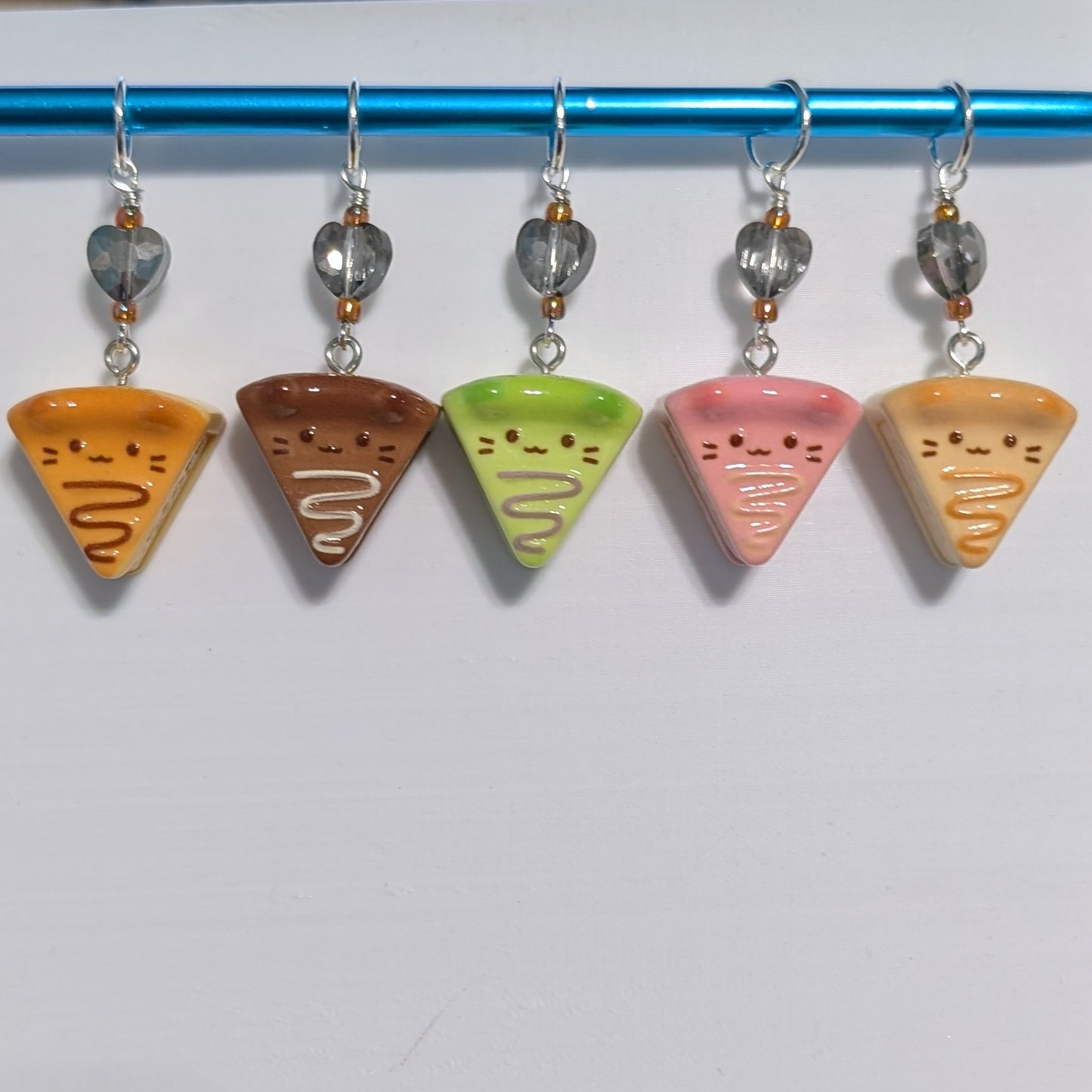 Cake Kittens Earrings & Stitch Markers