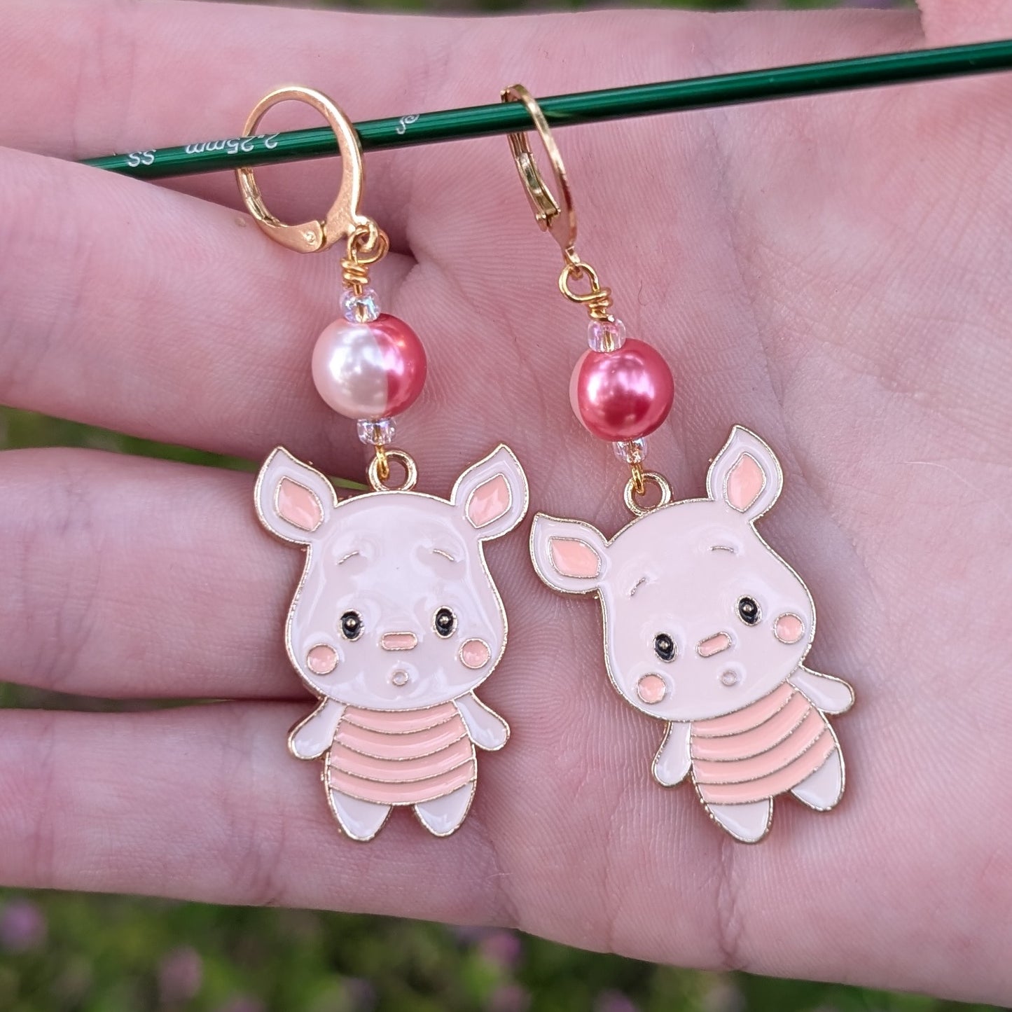 100 Acre Woods Earrings & Stitch Markers