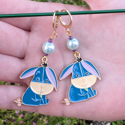 100 Acre Woods Earrings & Stitch Markers