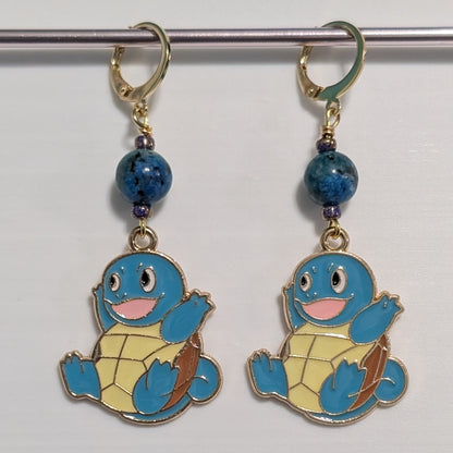 Pocket Monster Stitch Markers & Earrings