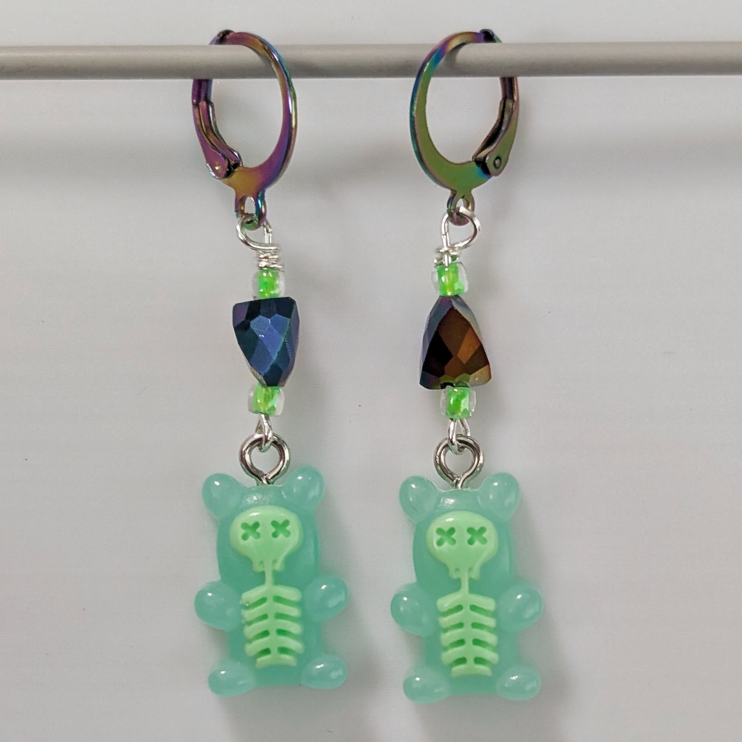 Shocking Bears Stitch Markers & Earrings