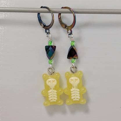 Shocking Bears Stitch Markers & Earrings