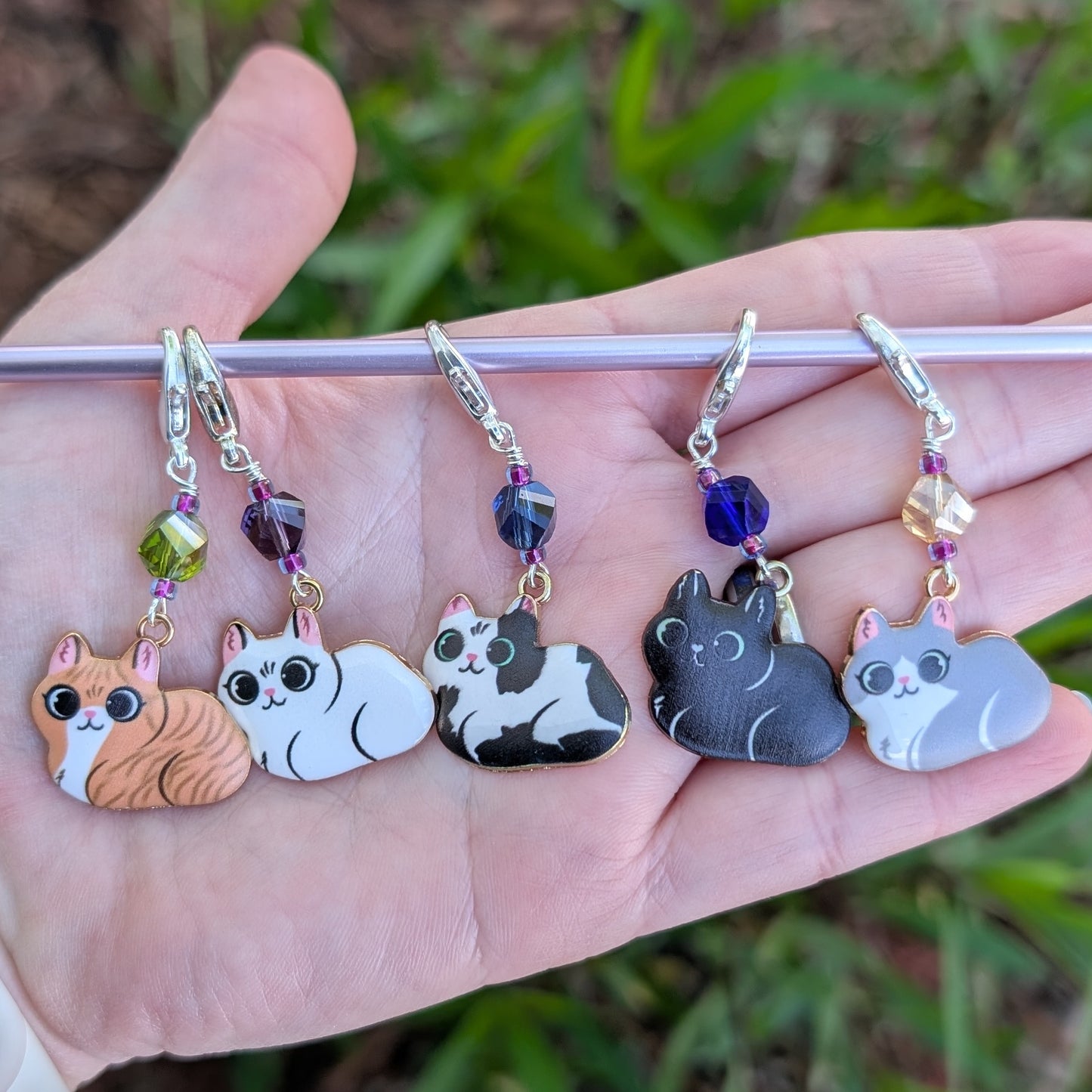 Loaf Cat Markers & Earrings