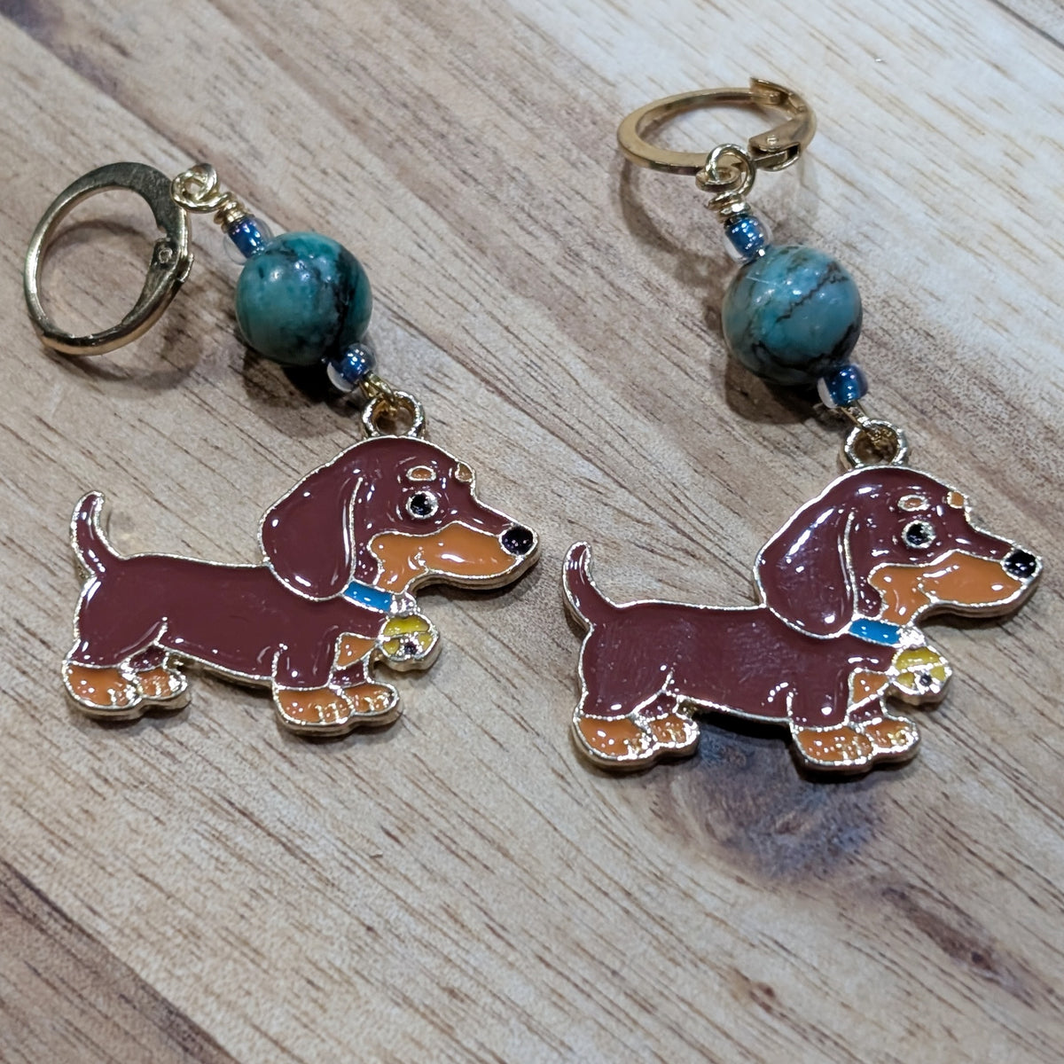 Goodest Boys Earrings and Stitch Markers