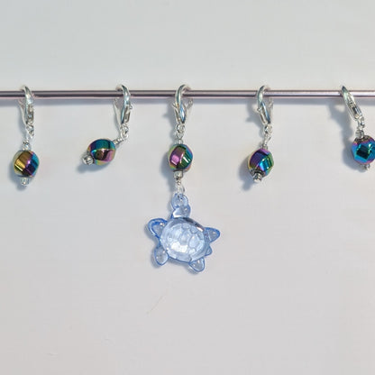 Coin Machine Nostalgia Earrings & Stitch Markers