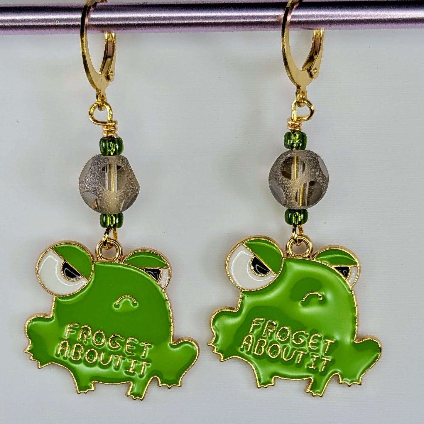 Sassy Frogs Markers & Earrings