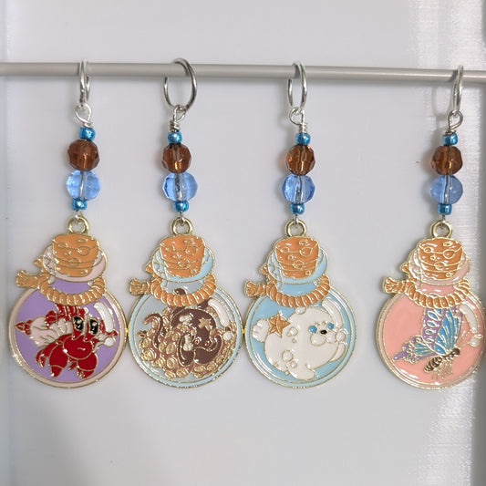 Flasks of Life Earrings & Stitch Markers