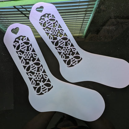 Bees! Acrylic Laser Cut Sock Blockers