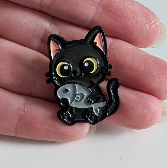 Cats Enamel Pin