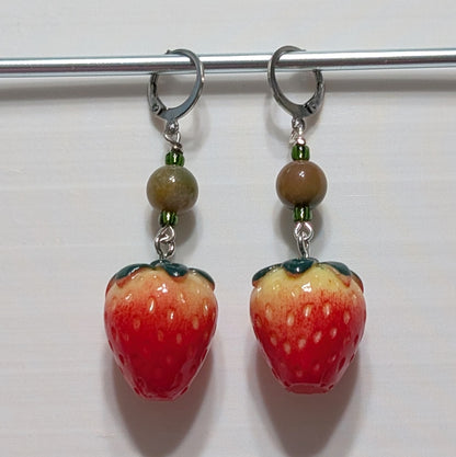 3d Resin Fruit Stitch Markers & Earrings