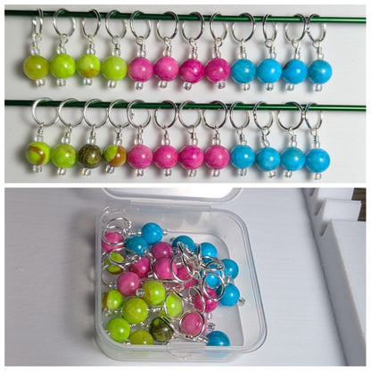 Big Box Of Simple Bead Stitch Markers: Rings