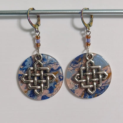 Endless Knot Stitch Markers and Earrings