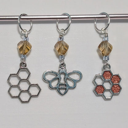 Assorted Bee Stitch Markers