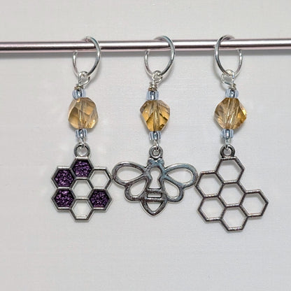 Assorted Bee Stitch Markers