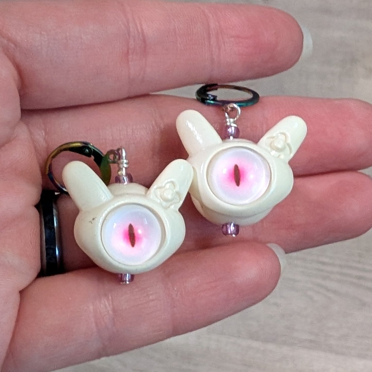 We See You Earrings & Stitch Markers