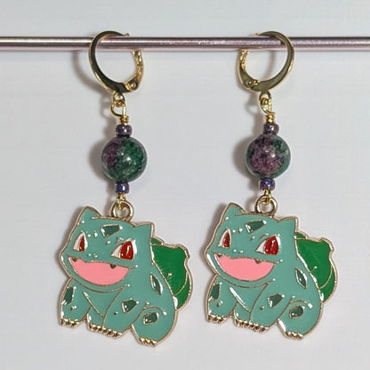 Pocket Monster Stitch Markers & Earrings