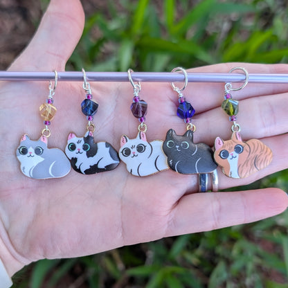 Loaf Cat Markers & Earrings