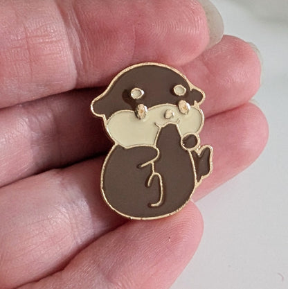 Tail Nom Enamel Pin