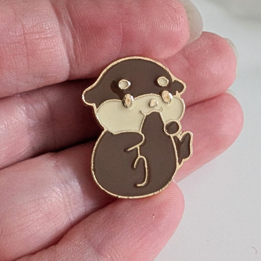 Tail Nom Enamel Pin
