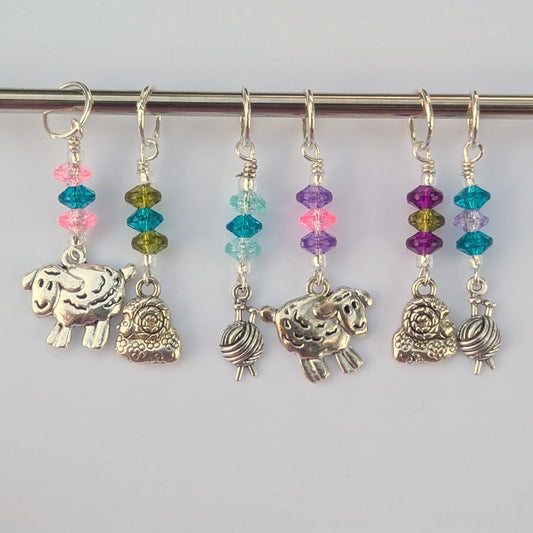 Wool Lover Stitch Markers
