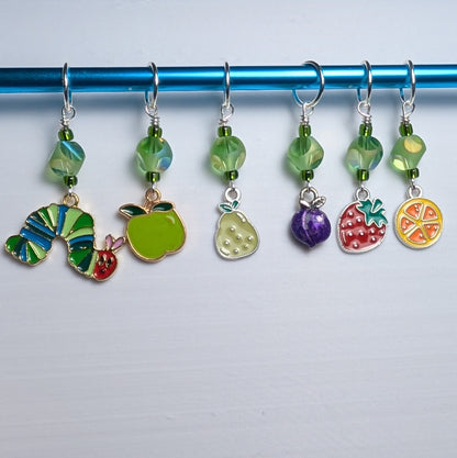 Very Hungry Caterpillar Earrings and Markers