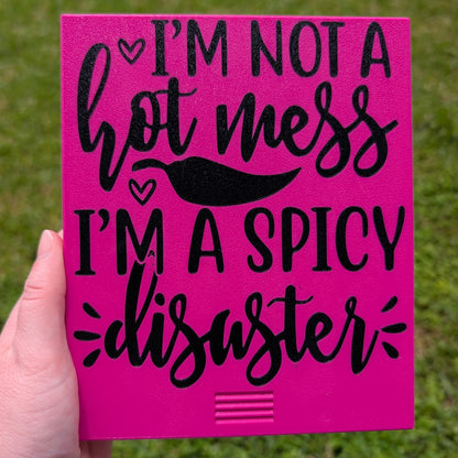 3D printed Notions Box--Spicy Disaster