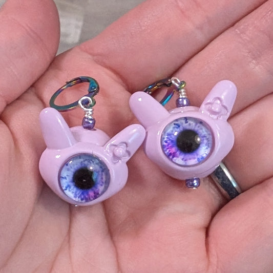 We See You Earrings & Stitch Markers