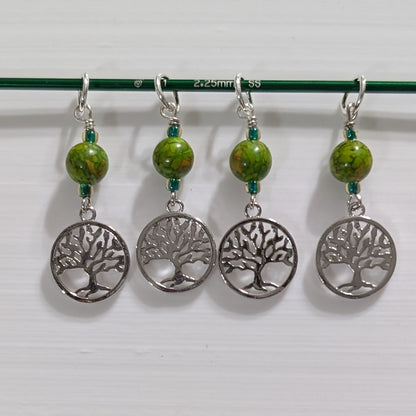 Tree of Life Earrings & Stitch Markers